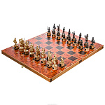 Шахматы деревянные с фигурами из цинкового сплава "Полтава" 50х30 см